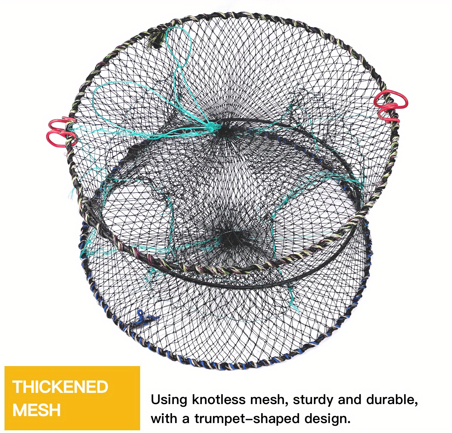 maskred Grey Eel Trap With Slide Fastener Efficient And Reliable Fishing  Tool Retractable Fish Shrimp Net Cage Fishing Net without edge wrappin