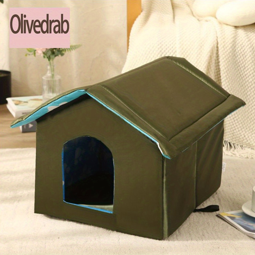 Casa Gatos Jaula Impermeable Mascotas Aire Libre Tienda - Temu