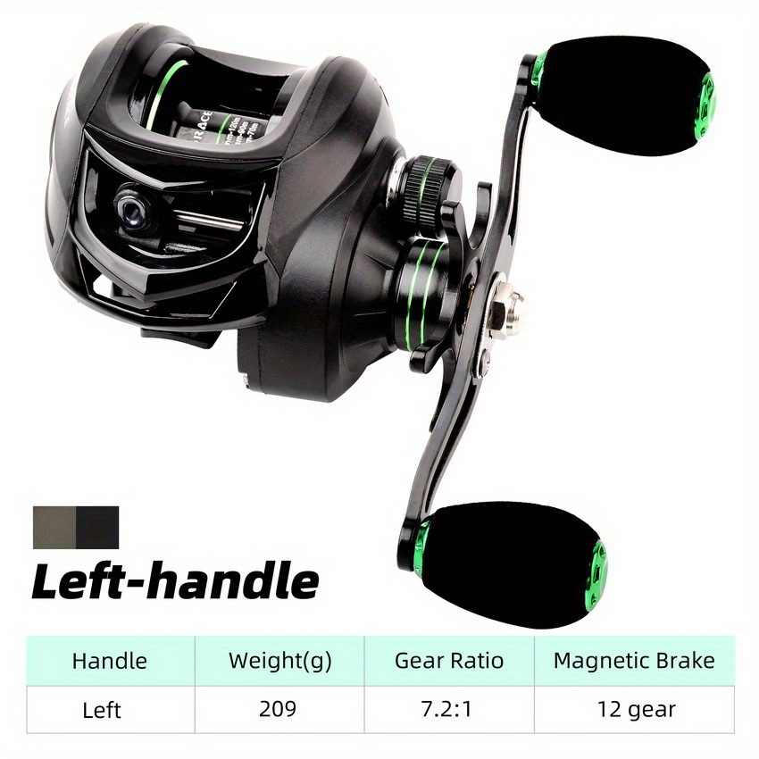 High speed Baitcasting Fishing Reel Left/right Hand Retrieve