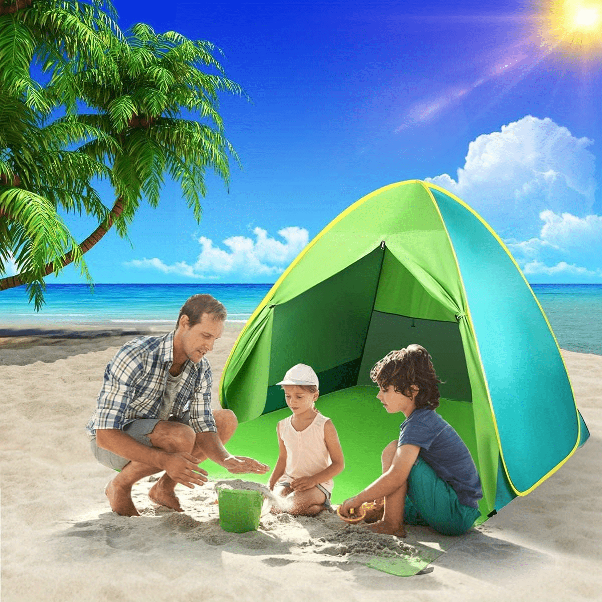 Beach Shade Tent - Temu Canada