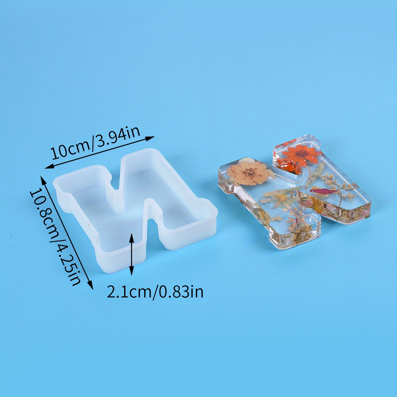 Large A-Z Letter Silicone Mold Set – FunYouFunMe