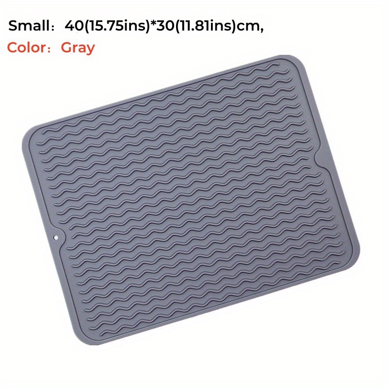 Premium Silicone Drain Mat - Heat Resistant, Durable, And Water Filter Pad  For Kitchen Accessories And Tableware Coasters - Temu