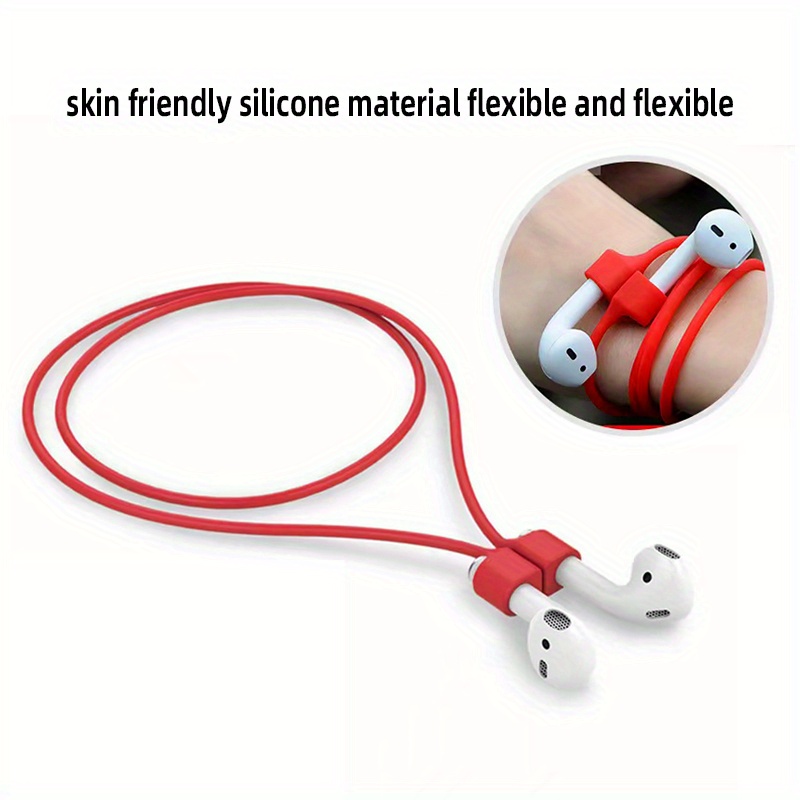 2pcs Magnetic Anti-Loss System for Wireless Wireless Earphones - Magnetic Suction Neck Strap with Anti-Slip Design, Secure Fit & Cord-Free Convenience for Running, Gym, Travel - Compatible with All Wireless Headphones (Earbud & In-Ear Models), Workout Accessory, Lightweight Accessory, Durable Material, Highquality Construction, Earphone Holder, Active Lifestyle, Fitness Enthusiasts