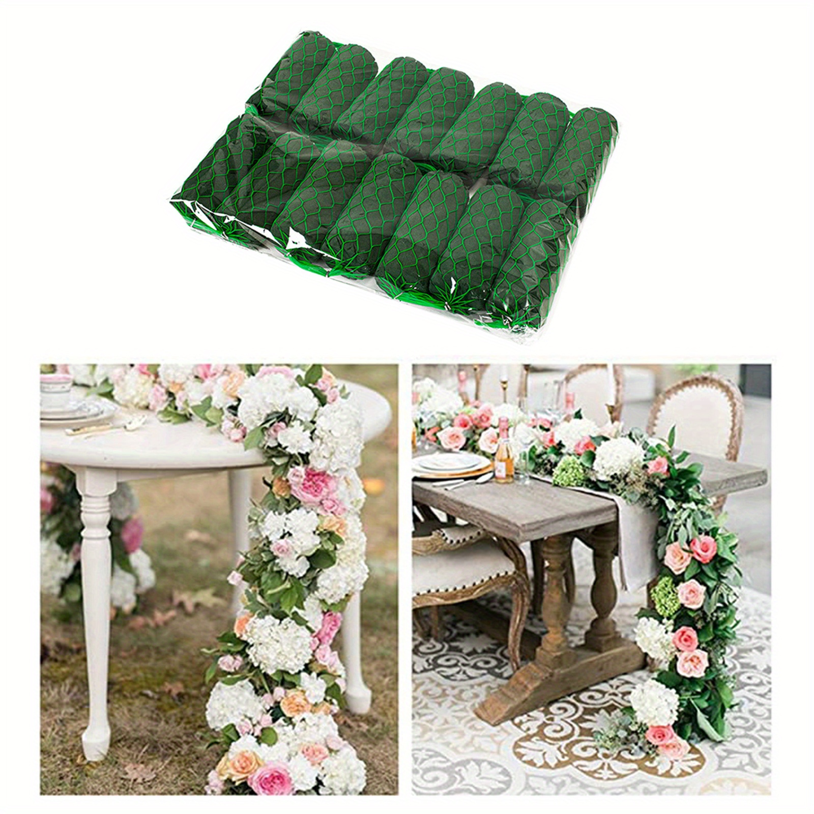 14pcs Bloques De Esponja De Flores Kit De Arreglo Floral - Temu