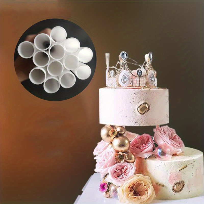 Cake Dowels White Plastic Cake Support Rods Round Dowels - Temu Italy