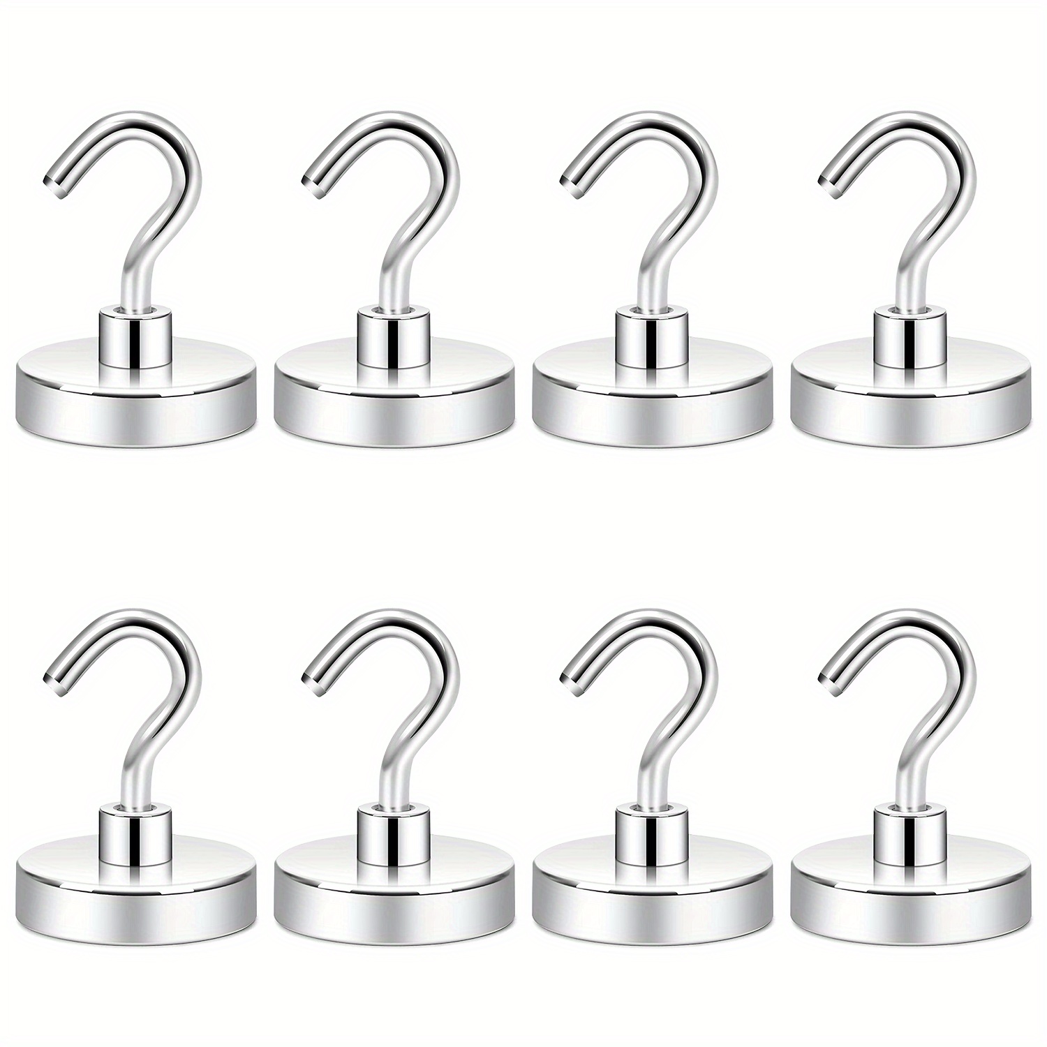 100lbs Strong Neodymium Magnet Hooks with Epoxy Coating for Home
