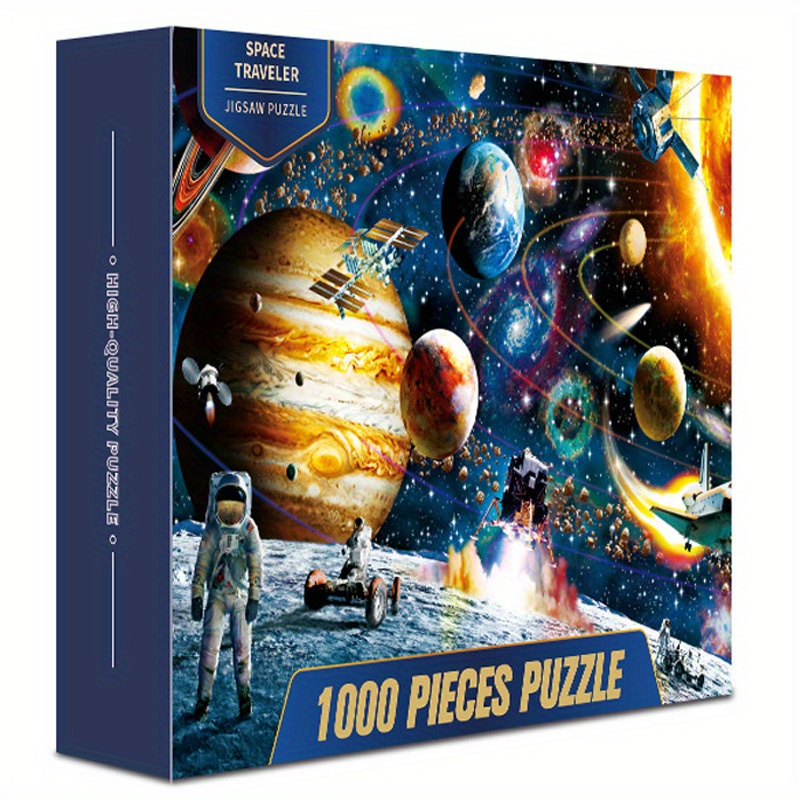 Jigsaw Puzzle Educational Toy Kids Adults Space Traveler - Temu
