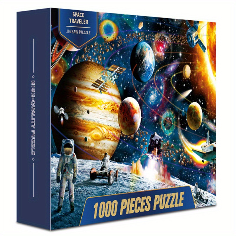 Jigsaw Puzzles 1000 Pieces for Adults and Kids, Space Traveler Adult  Puzzles, Planets in Space Puzzles for Fun