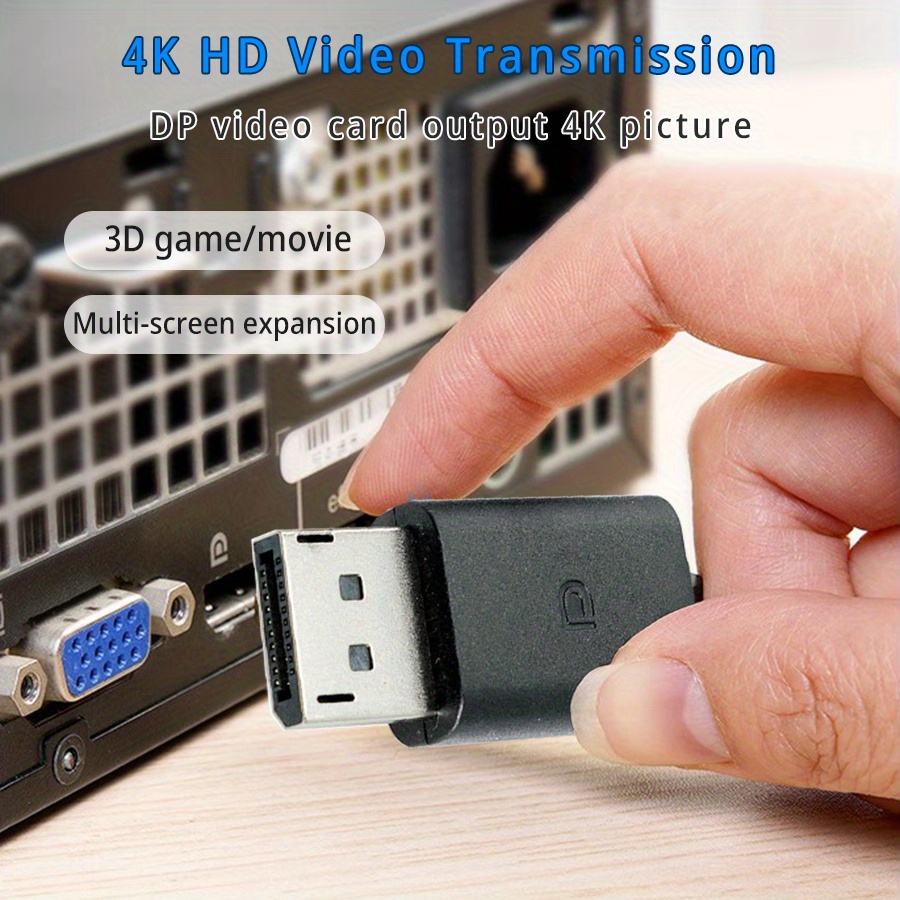 DP 1.2 고화질 디스플레이 포트 DP To DP 케이블 1080p165Hz 4K60Hz 1.8M (7 Temu