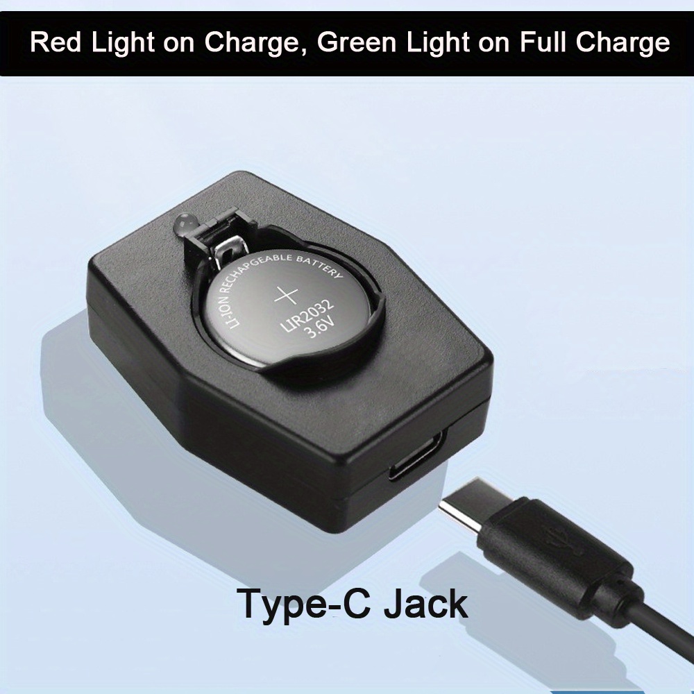 Portable Mini Button Cell Battery Charger Lir2032h Lir1632 - Temu