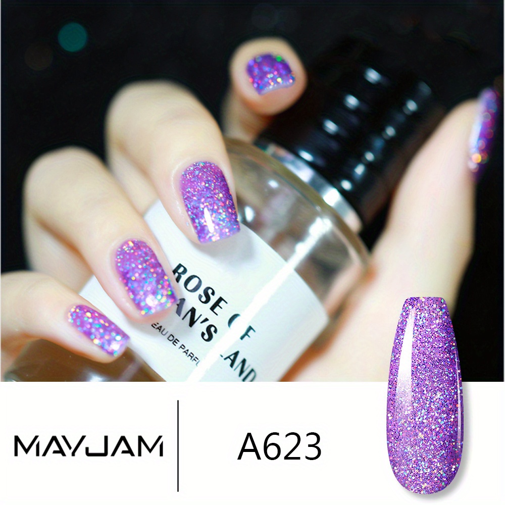 Gel Nail Polish Reflective Glitter Gel Polish Set Shimmer - Temu