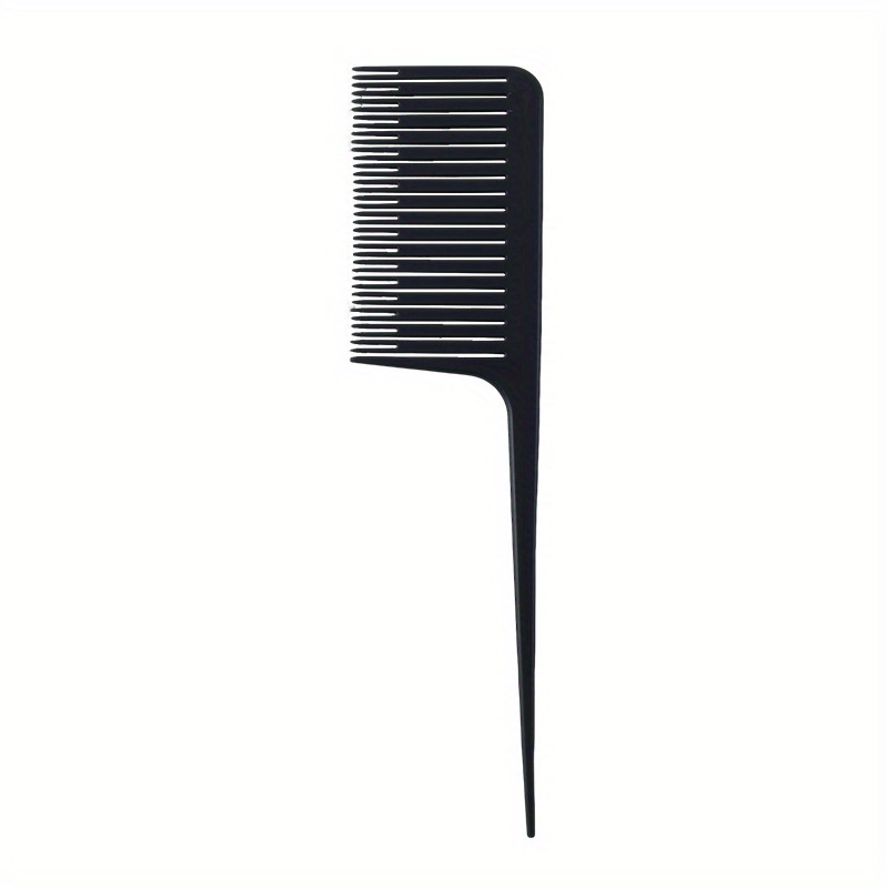 Image of Hairdresser Essential Comb Tapered Tail Comb Greasy Hair Plastic Comb Plate Hair Scratched Comb Sectioning Comb