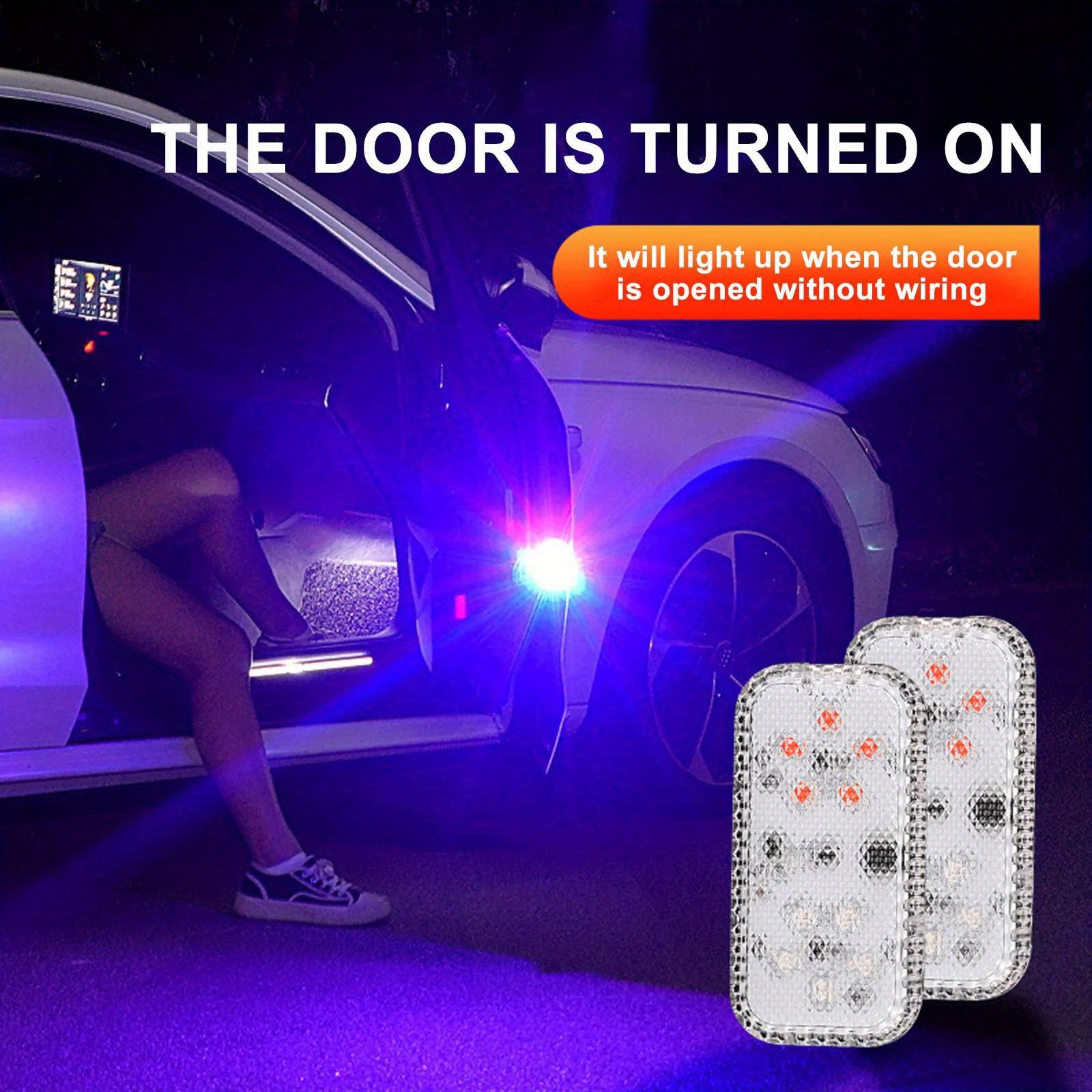 LED Auto Offenen Tür Sicherheit Warnung Anti-kollision Lichter Für