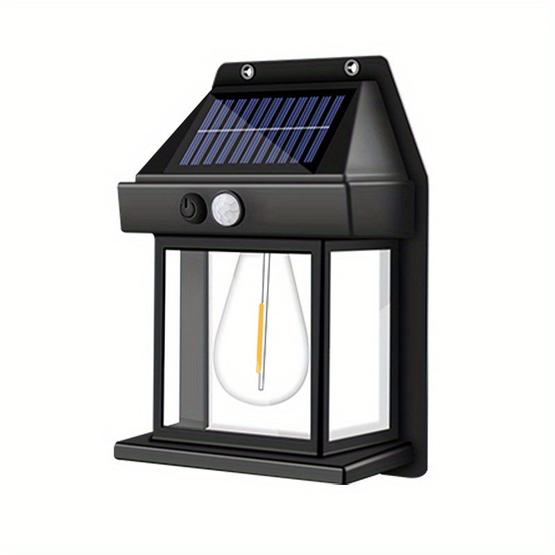 LED Solar Wall Light Motion Sensor Garden Light Dusk To Dawn Outdoor Lighting