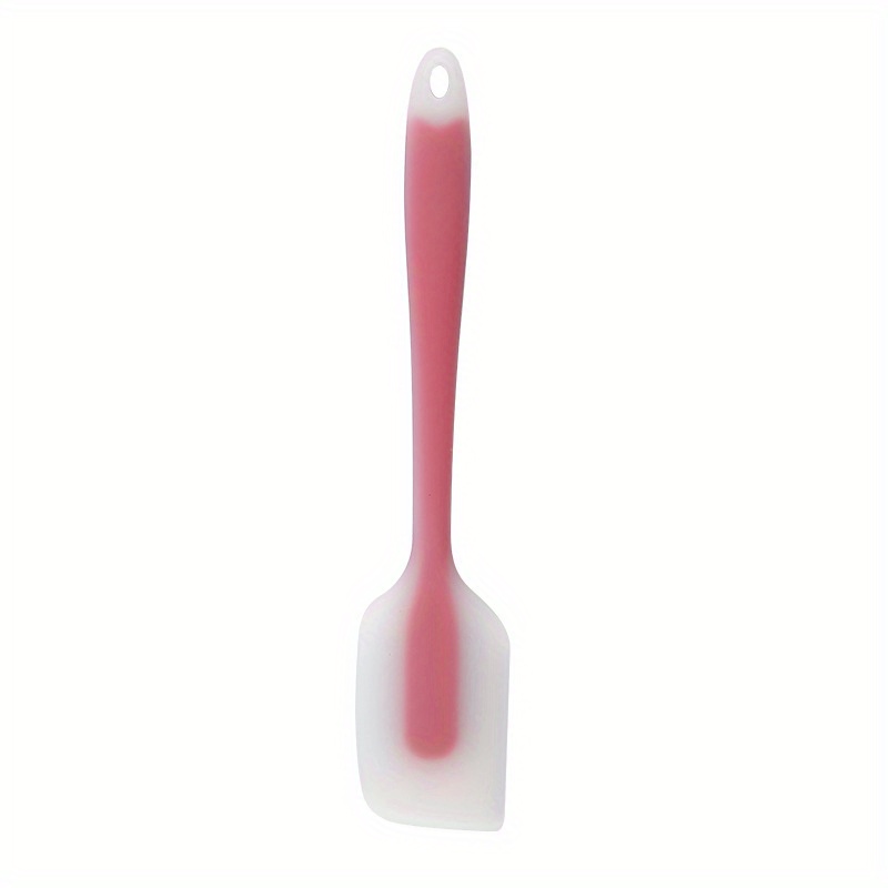 pink silicone bowl scraper flexible silicon