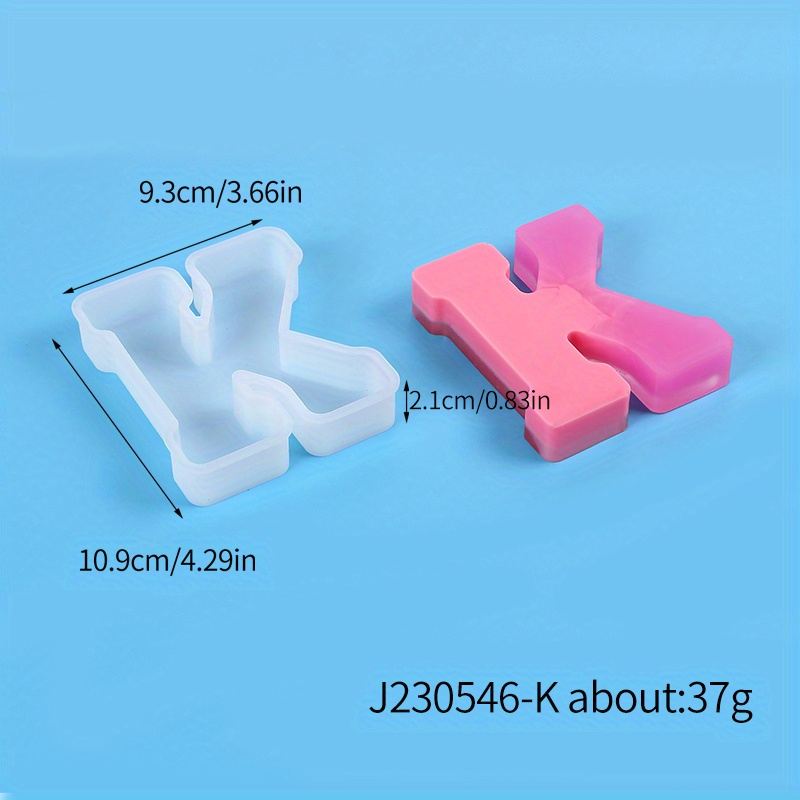 Large A-Z Letter Silicone Mold Set – FunYouFunMe