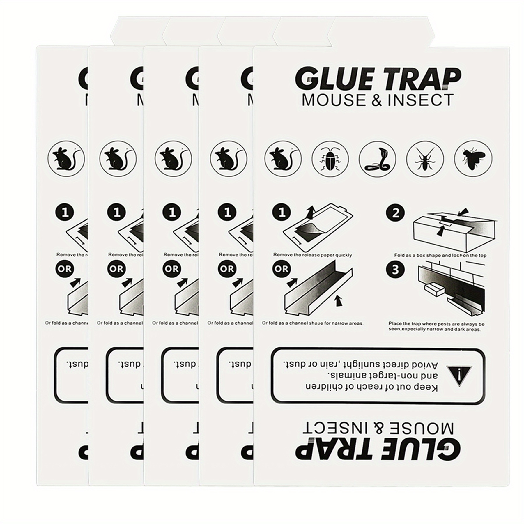 Max Catch Glue Board Traps - Unscented 36 Count