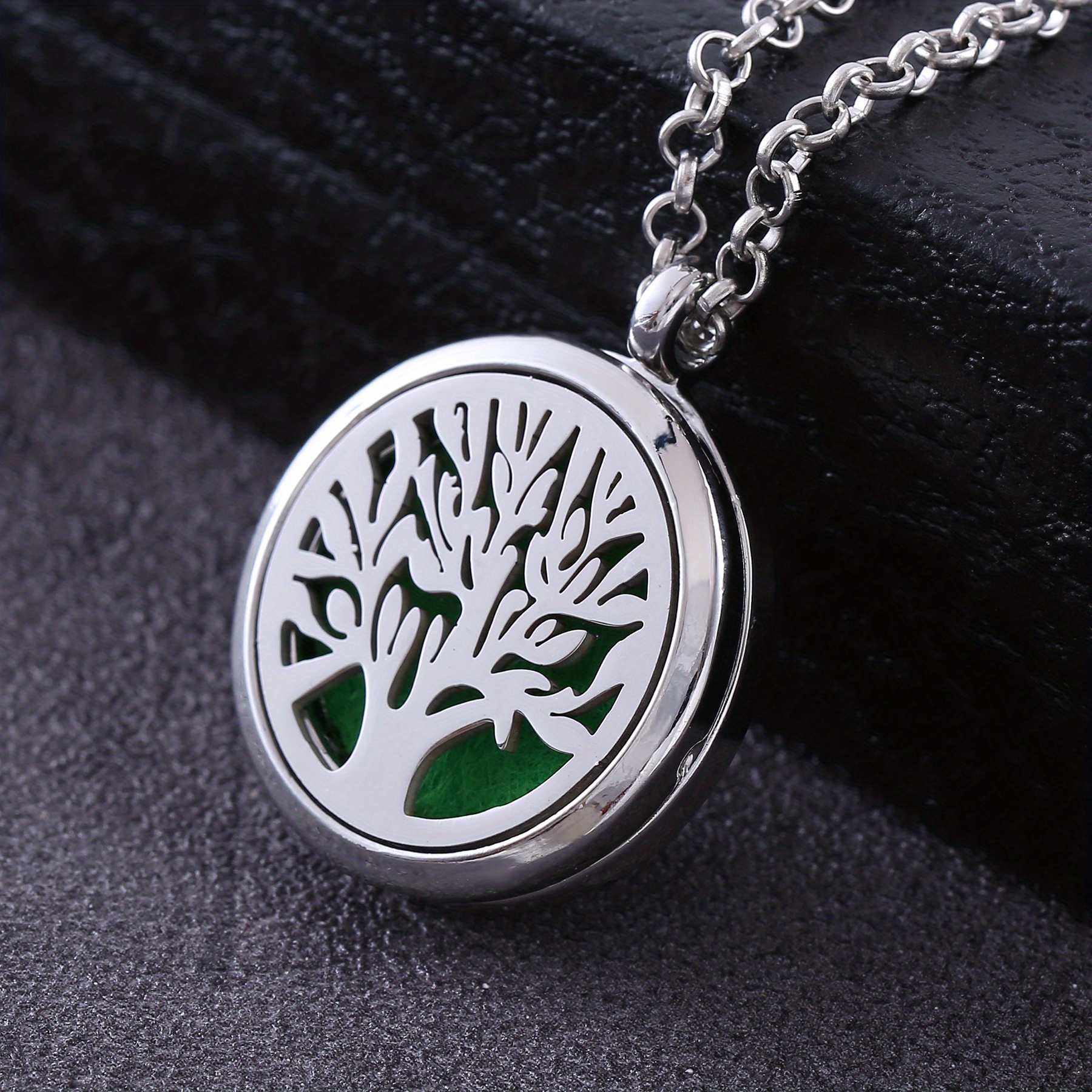 Metal Stainless Steel Pendant Necklace Open Locket Perfume Aroma