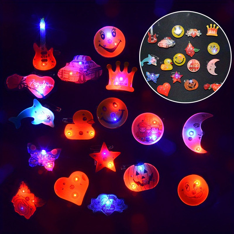 Herefun LED Blinkende Ringe LED-Leucht Spielzeug Finger Licht LED-Armbänder  Leucht Halskette, Glow In The Dark Gastgeschenke Kindergeburtstag
