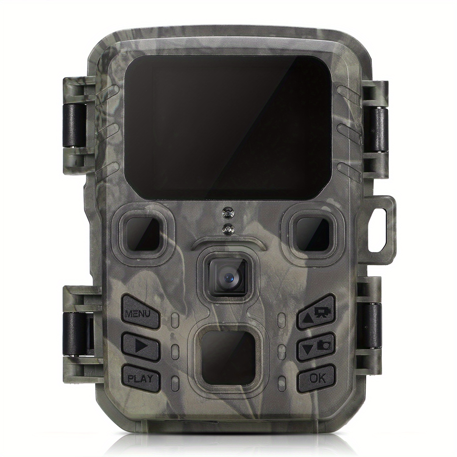 Cámara de rastreo de 24MP 1080P, cámara de juego con visión nocturna,  tiempo de activación de 0.2 s, cámaras de caza impermeables con LCD de 2.0