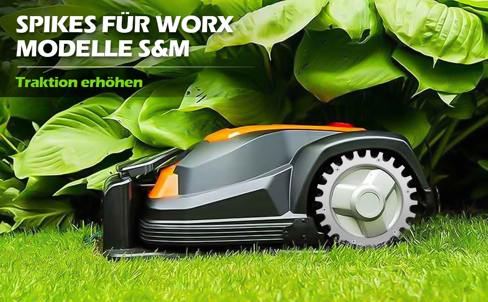 Rasenroboter Spikes für Worx Landroid S M Plus Modelle Mähroboter Rase –  Hightechschmiede-MS