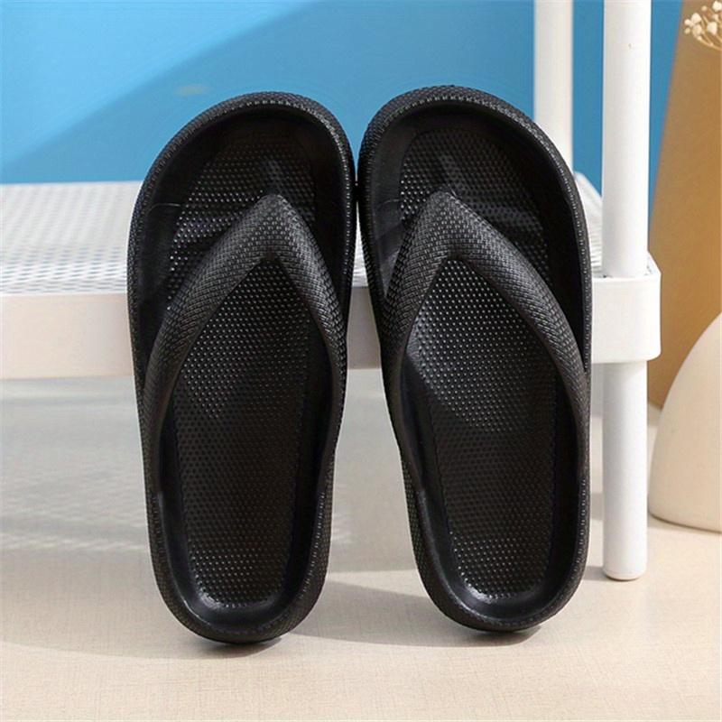 platform anti slip flip flops women s open toe round toe
