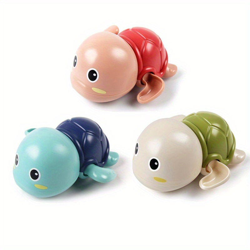 3 Pack - Swimming Bathtub Windup Water Toy for Boys and Girls, Baby Turtle  Bath Toys, Cute Funny Floating Pool Water Toys for 1 2 3 4 5 Year Old Child