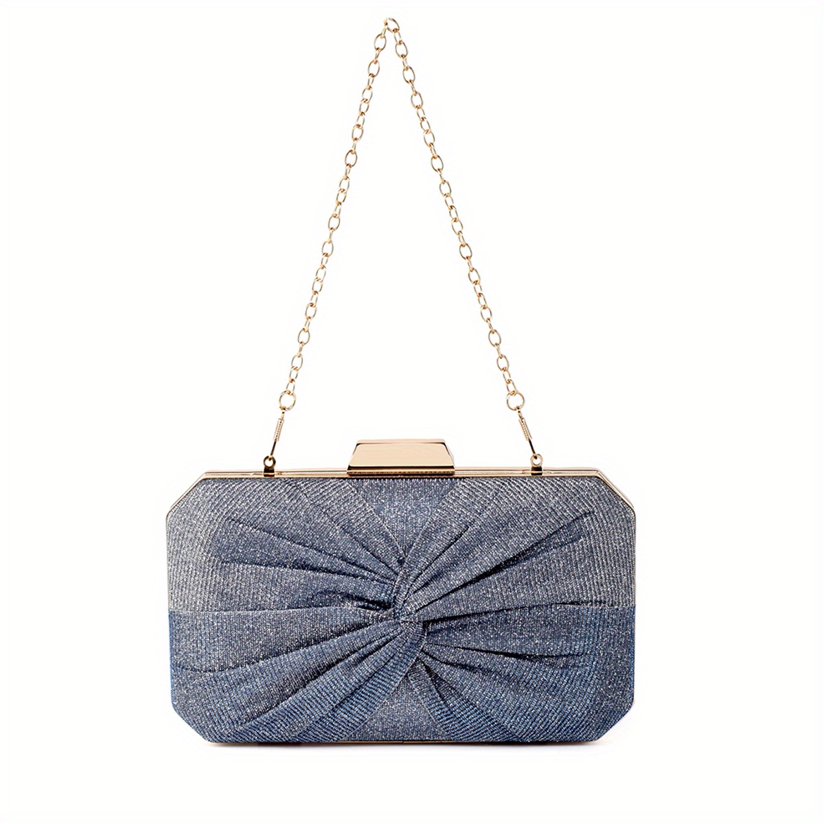 Pleated Clutch Evening Box fashion Purse