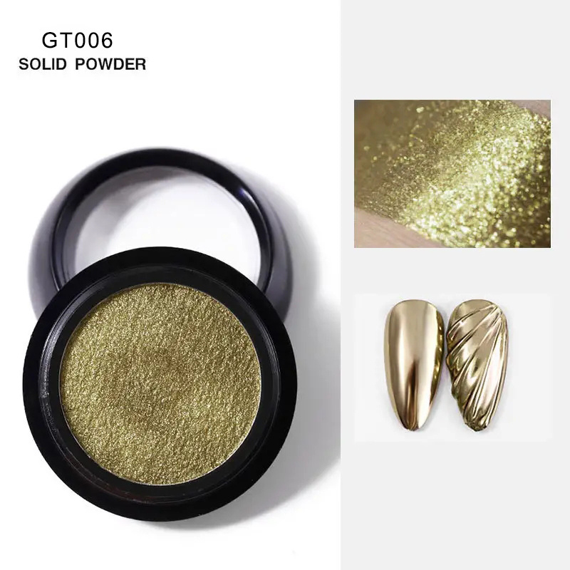 Y2k Mirror Chrome Nail Powder Nail Art Glitter Metallic - Temu