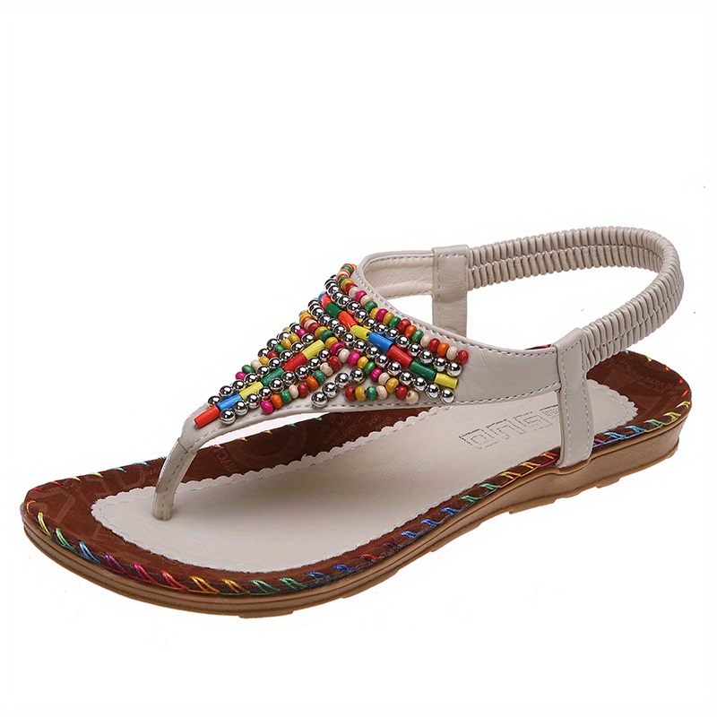Shoes for Women Slippers Casual Fashion Bohemian Beach Flip Flops Flat  Thong Sandals Slippers Shoe