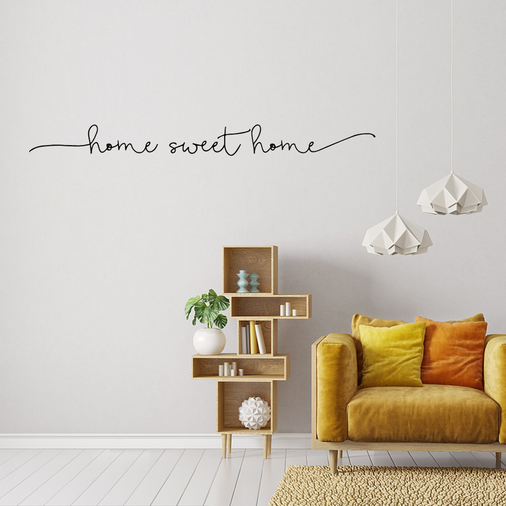 Adesivi home sweet home da parete, decorazioni murali