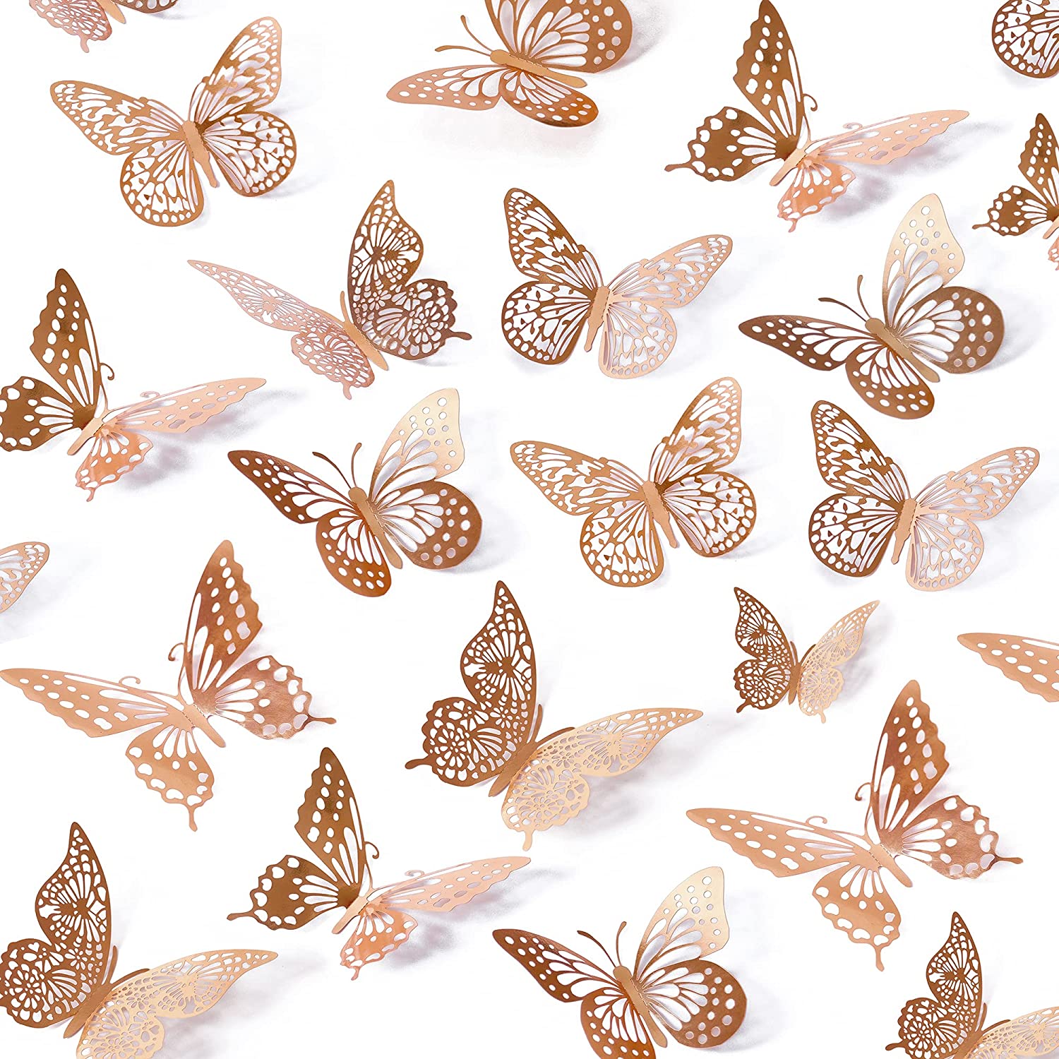 Metallic Butterfly Stickers in 3 Sizes 240