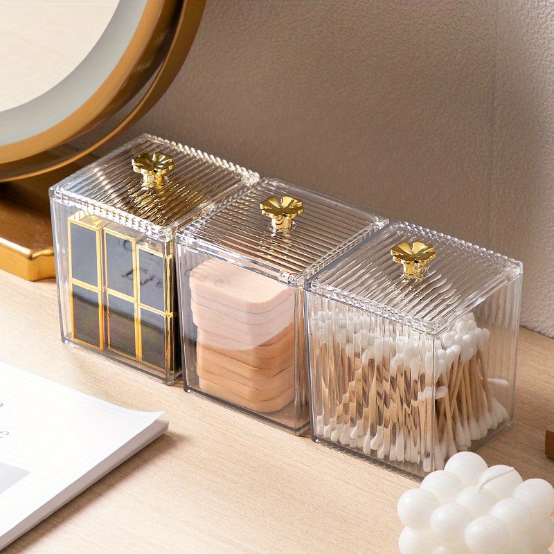 Cosmetic Storage Box Jewelry Container Make Up Case Makeup - Temu