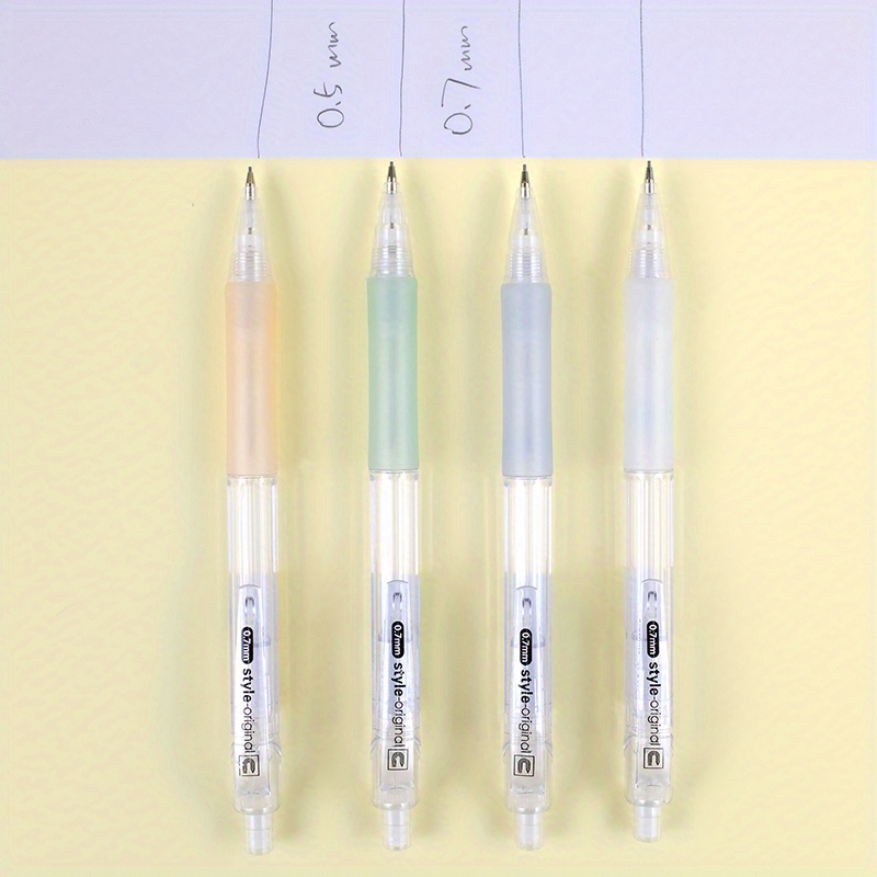 4pcs Mechanical Pencils Get Ready Writing Activity 0 7 0 5mm 