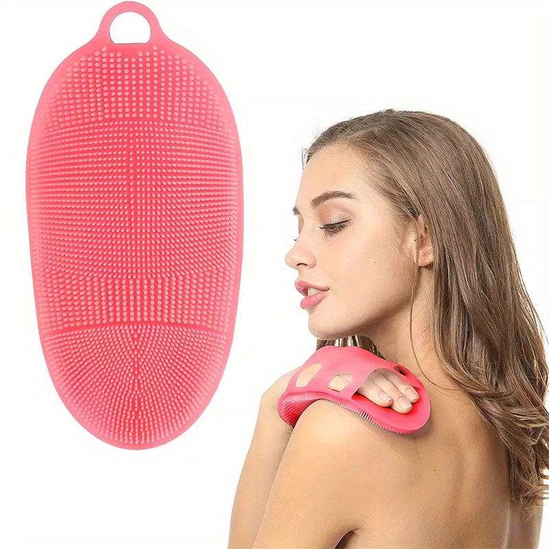 Silicone Body Brush Scrubber With Soap Dispenser - Gentle Exfoliating Shower  Brush For Smooth And Radiant Skin - Temu