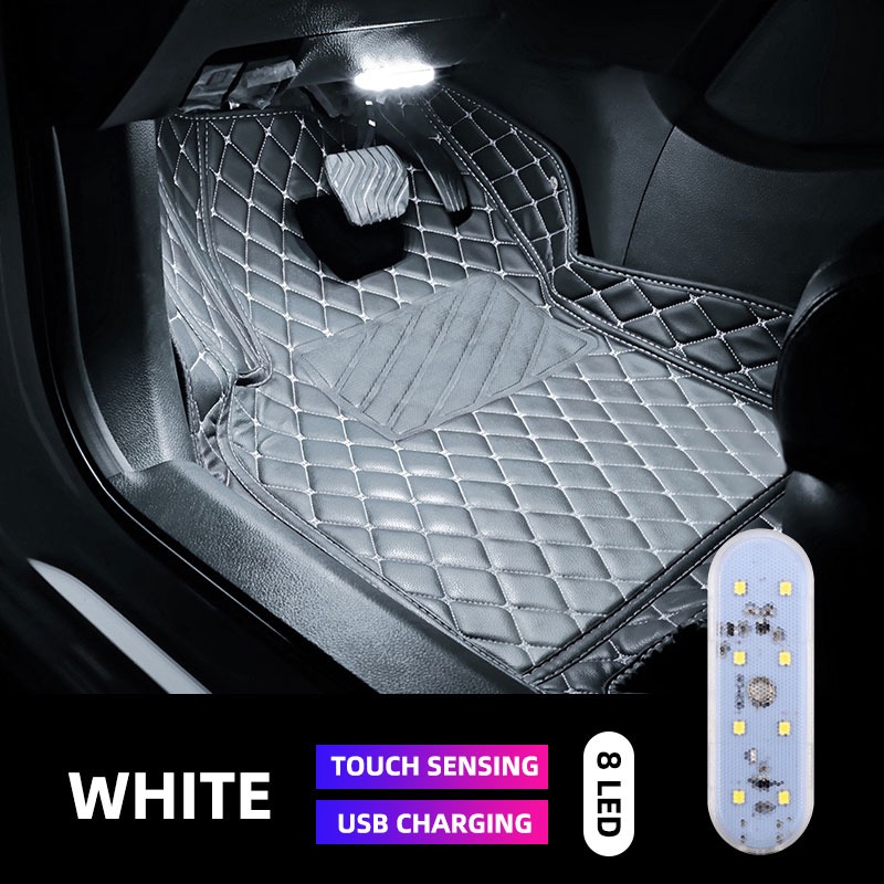 Car Wireless LED Light Interior Sensor Auto Ambient Charge USB