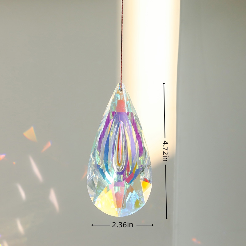 1 Pc Drop Suncatcher Cristal Prisme Pour Windows Lustre - Temu France