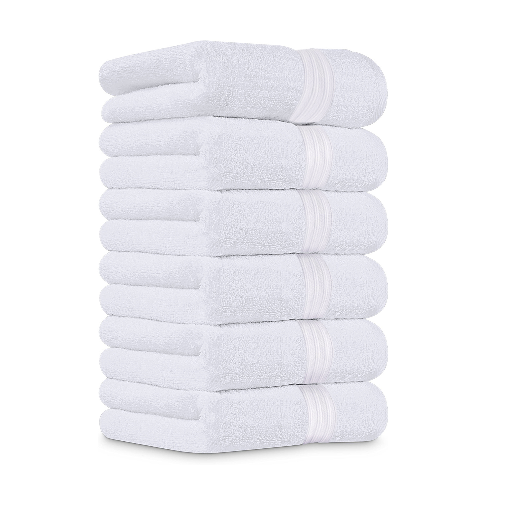 6pack Cotton Bath Towels for Bathroom Extra Large Absorbent Spa
