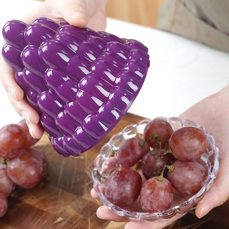 1pc Grape Plastic Storage Box Grape Shaped Food Saver - Temu
