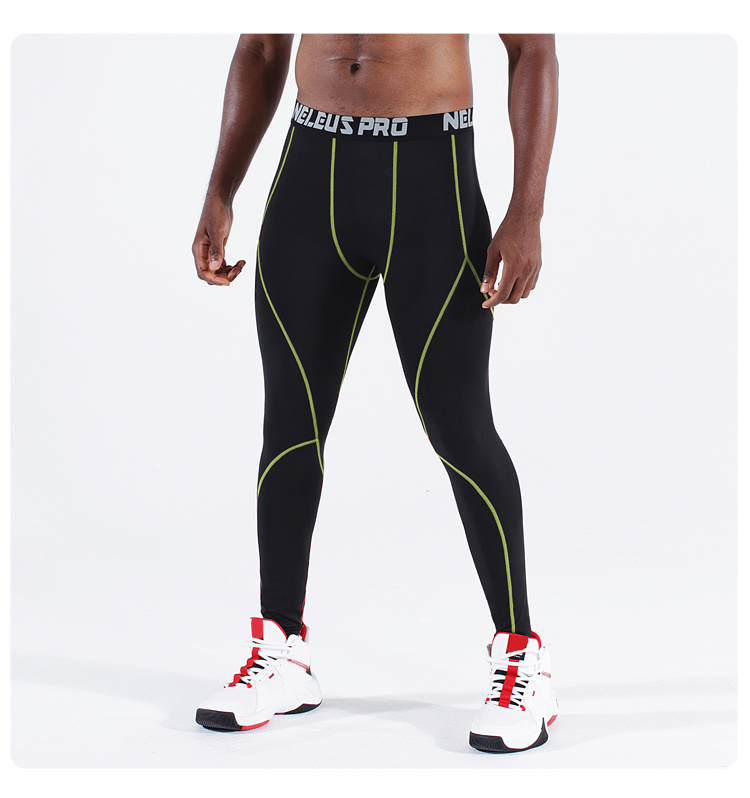 Neleus Men's Compression Pants Running Tights Sport Leggings