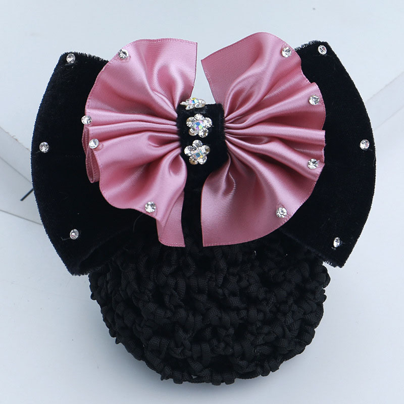 French Clip & Rhinestone Bow Vintage Barrette
