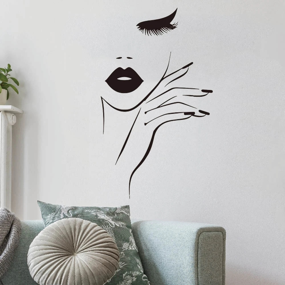 Lash Room Sign Vinyl Wall Sticker Eyelash Studio Beauty - Temu