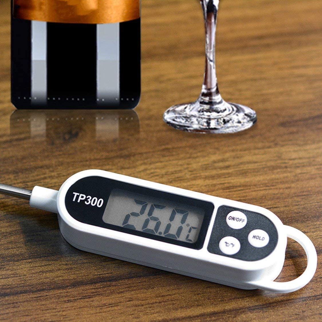 Goxawee Food Thermometer, Digital Instant Read Meat Thermometer, Electronic  Kitchen Thermometer With Lcd Display And Probe For Bbq, Meat, Sugar, Milk,  Water, Jam For Hotels,restaurant,stalls,food Trucks - Temu