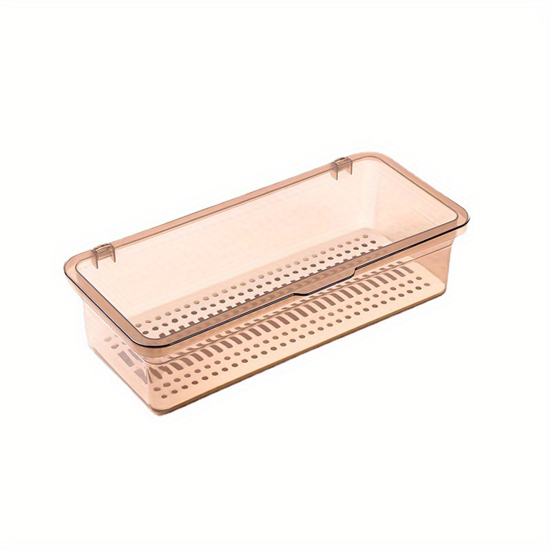 Bread Container Storage Box Dispenser Transparent With Cover Case