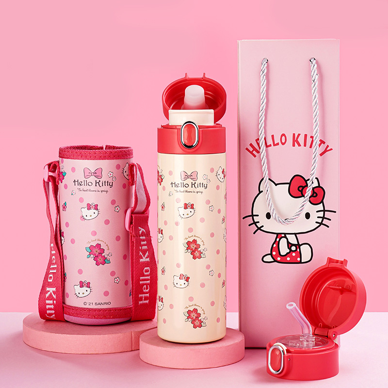 Hellokitty Large Capacity Insulated Cup With Gift Box, Christmas