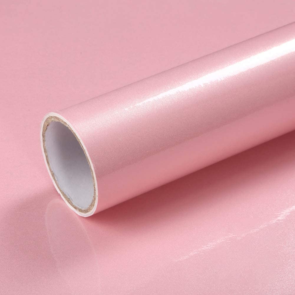 LaCheery Glitter White Contact Paper Decorative Self Adhesive Counter