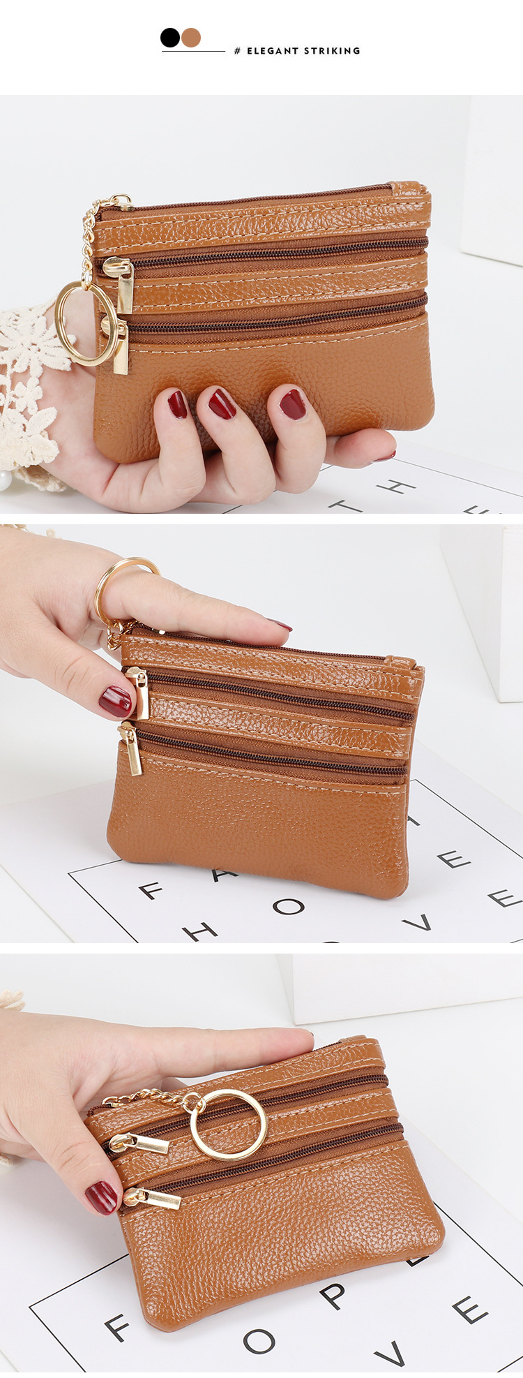 Digital Pattern Zipper Coin Purse, Faux Leather Zipper Square Shape Small  Bag, Women's Bags - Temu Oman