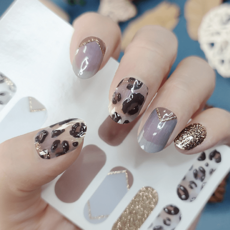 Gold Foil Nail Art Set Nail Art Decals Stickers Fragments Nail