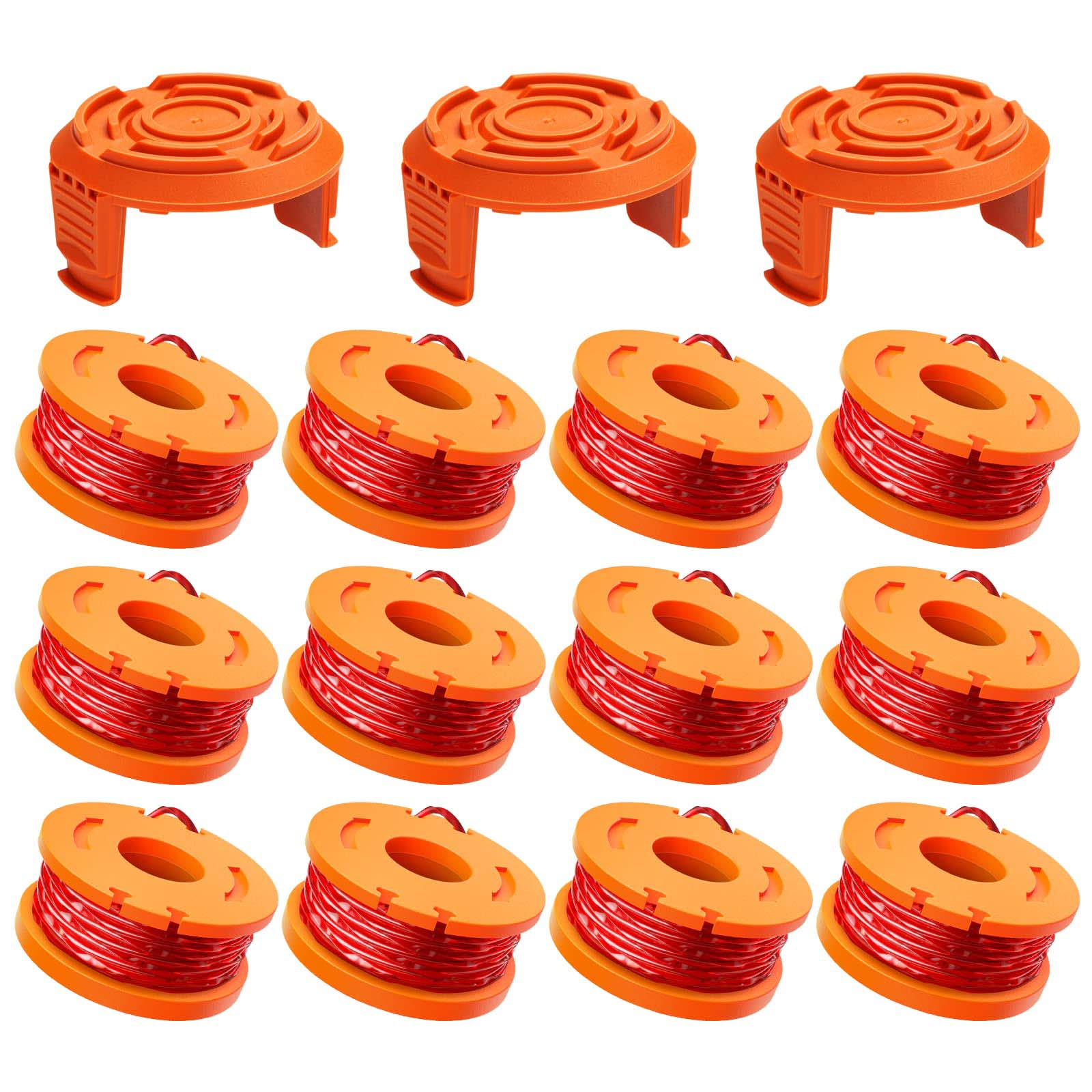 15pcs WA0010 Replacement Grass Trimmer Line Spool Edger Line Spool 10ft