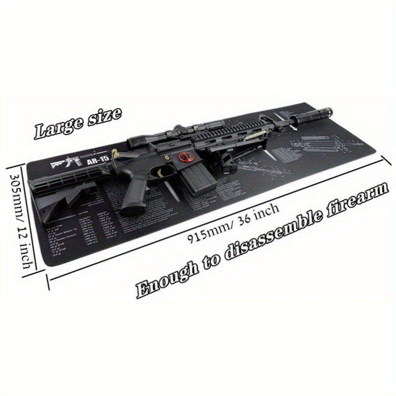 AR-15 and M-16 Gun Cleaning and Parts Mat